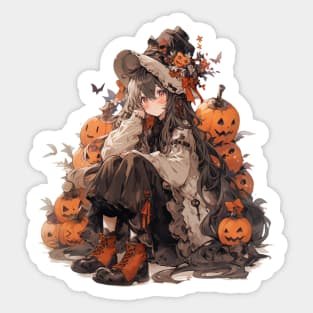 Anime Witch Sticker